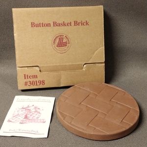 6" Longaberger Button basket brick